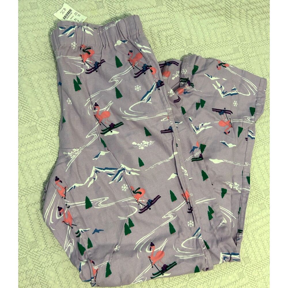 NEW! J.Crew Women's Printed Pajama Pant & Trouser Socks Size Medium NWT